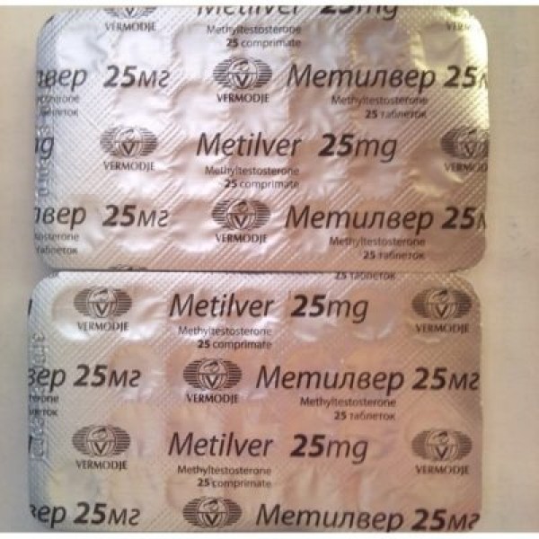 Метилтестостерон (Метилвер) от Vermodje (Metilver 25 mg 100 tab) Метилтестостерон (Метилвер) от Vermodje (Metilver 25 mg 100 tab)